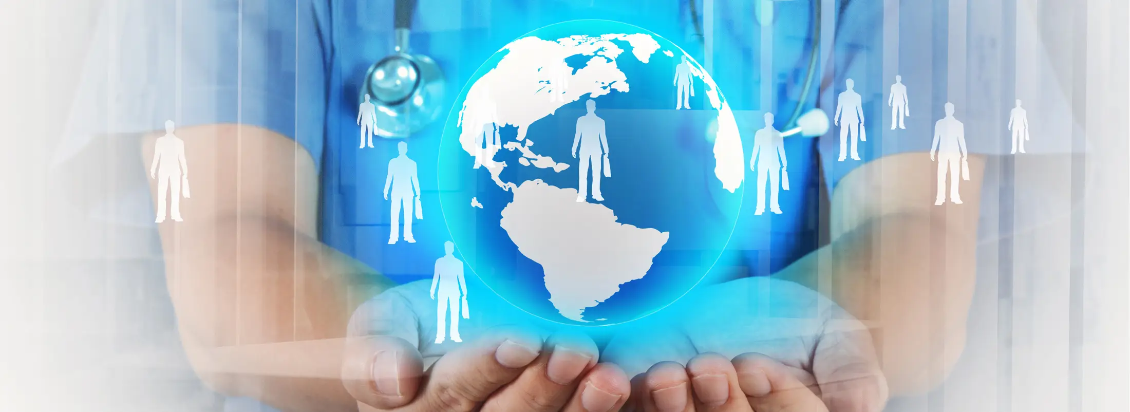 Providing worldwide consumer-driven health care through a delivery system of social media.